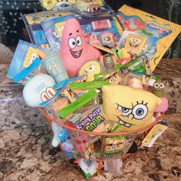 SpongeBob Squarepants Other - SpongeBob SquarePants Kids Gift Basket New